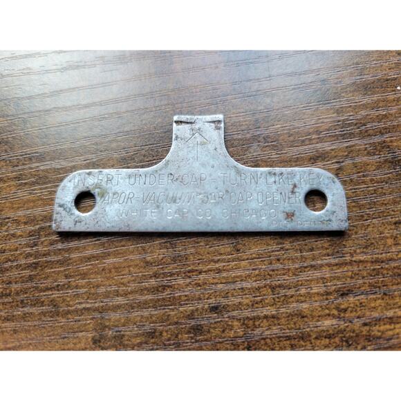 Vintage White Cap Co. Vapor-Vacuum Jar Can Opener - Chicago, IL - Picture 2 of 5